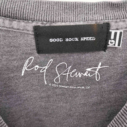 グッドロックスピード GOOD ROCK SPEED ROD STEWART プリント S/S Tシャツ レディース