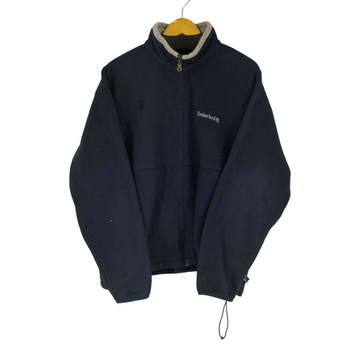 ティンバーランド Timberland 90S ロゴ刺繍ジップアップフリース メンズ import:L