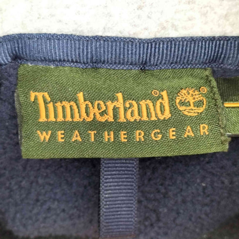 ティンバーランド Timberland 90S ロゴ刺繍ジップアップフリース メンズ import:L