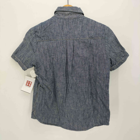 スピックアンドスパン Spick and Span コットンヘンプ デニム地 ボタンダウンシャツ レディース