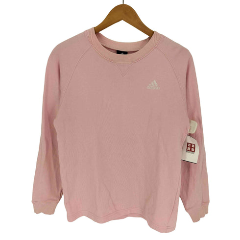アディダス adidas 00S パフォーマンス ロゴ リブ切替 Vガゼット ラグランスリーブ スウェット トレーナー レディース 160