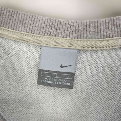 ナイキ NIKE 00S グレータグ フェルトロゴ スウェット トレーナー 2005年製 レディース import:L