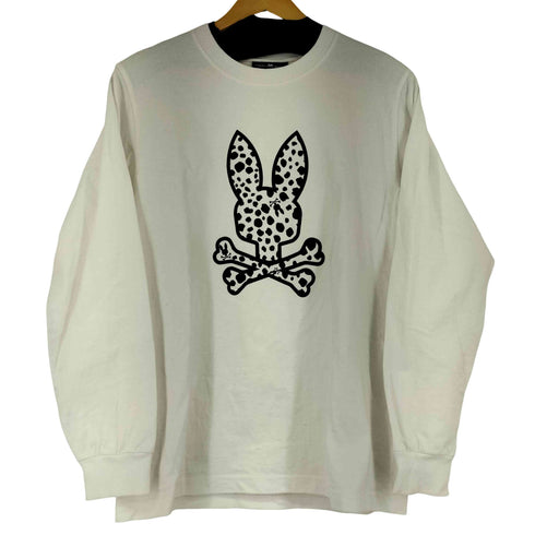 サイコバニー Psycho Bunny フロントプリント L/S Tシャツ メンズ import:M