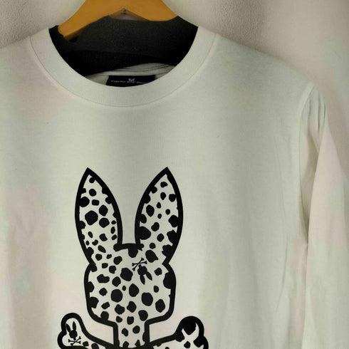 サイコバニー Psycho Bunny フロントプリント L/S Tシャツ メンズ import:M