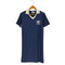 アディダスオリジナルス adidas Originals S/S DRESS (PINST) ニット襟付き半袖ワンピース レディース JPN:L
