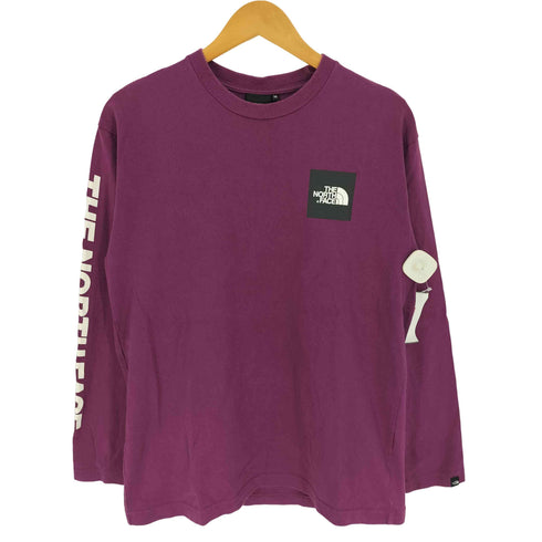 ザノースフェイス THE NORTH FACE 19SS L/S SQUARE LOGO TEE ロングスリーブ スクエア ロゴ Tシャツ メンズ import:M