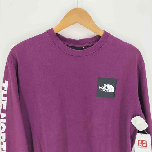 ザノースフェイス THE NORTH FACE 19SS L/S SQUARE LOGO TEE ロングスリーブ スクエア ロゴ Tシャツ メンズ import:M