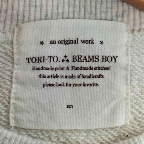 トリト TORI-TO ウラケ ティアード クルーネック スウェット レディース JPN:M