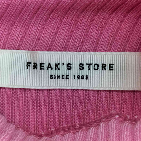 フリークスストア FREAKS STORE ハイネック フレアスリーブ ロングスリーブ リブ Tシャツ レディース FREE