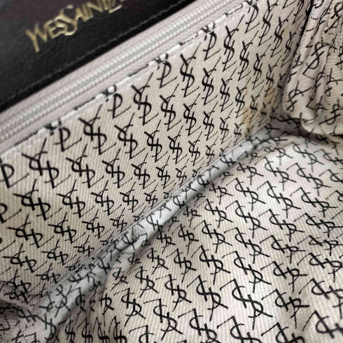イヴサンローラン Yves Saint Laurent リザードレザーショルダーバッグ レディース