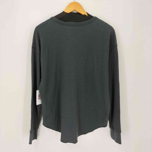 MADE IN STANDARD ワッフルドロップショルダーヘンリーネックプルオーバー メンズ JPN:M