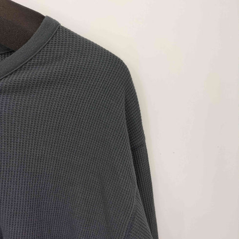 MADE IN STANDARD ワッフルドロップショルダーヘンリーネックプルオーバー メンズ JPN:M