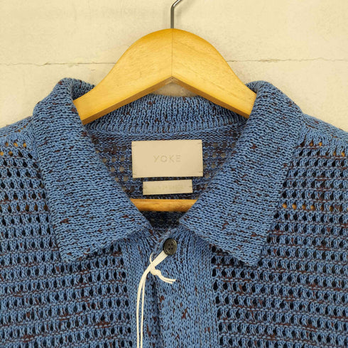 ヨーク YOKE MESH KNITTED BUTTONED CARDIGAN メンズ JPN:4