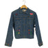 ラングラー Wrangler 70-80s USA製 刺繍 スナップボタン デニムジャケット レディース import:M