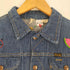 ラングラー Wrangler 70-80s USA製 刺繍 スナップボタン デニムジャケット レディース import:M