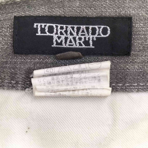 トルネードマート TORNADO MART 製品加工 鬼ヒゲストレッチ ブーツカットデニムパンツ メンズ JPN:S
