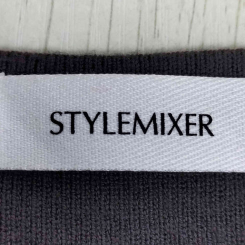 スタイルミキサー STYLEMIXER ウォッシャブルアメスリレイヤードニット レディース FREE