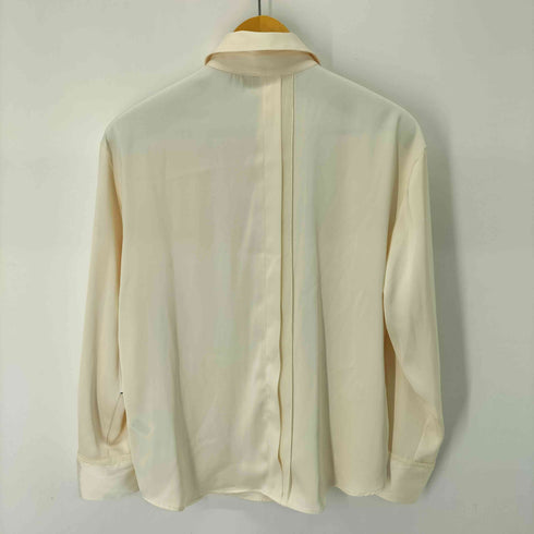 ザラ ZARA L/S サテンシャツ レディース import:M