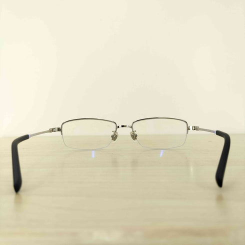 ゾフ zoff BASIC METAL リムレスサングラス Y2K メンズ 56 17
