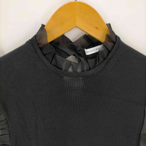 CECILIE BAHNSEN 22SS シルクニットフリルトップ レディース JPN:M