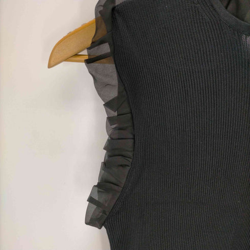 CECILIE BAHNSEN 22SS シルクニットフリルトップ レディース JPN:M