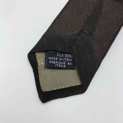 ジョルジオアルマーニ Giorgio Armani 90S イタリア製 白タグ CRAVATTE シャドー 総柄 シルク ネクタイ メンズ