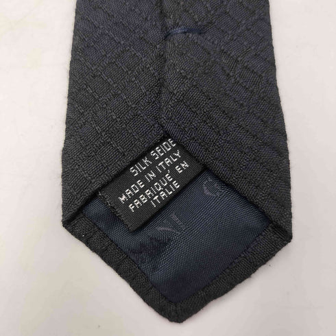ジョルジオアルマーニ Giorgio Armani 90S イタリア製 白タグ CRAVATTE 総柄 凹凸 シルク ネクタイ メンズ