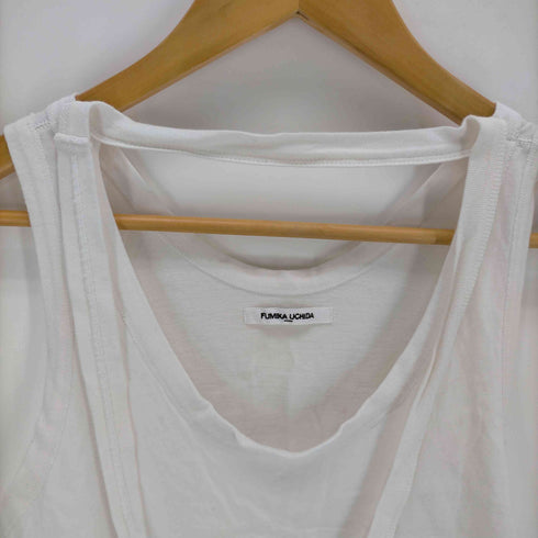 フミカウチダ FUMIKA UCHIDA DOUBLE NECK NO-SLEEVE TANK TOP レディース JPN:M