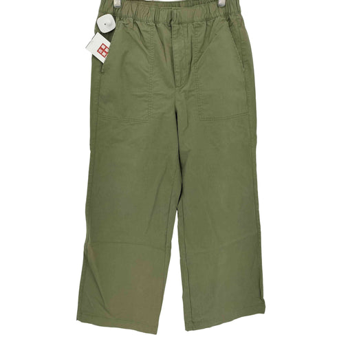 ギャップ Gap ミッドライズ イージー ワイド カーキパンツ レディース M