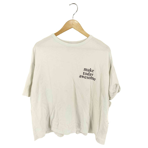 ミラオーウェン Mila Owen 短丈ワイドグラフィックTシャツ レディース JPN:1