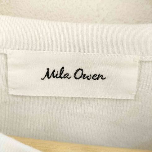 ミラオーウェン Mila Owen 短丈ワイドグラフィックTシャツ レディース JPN:1