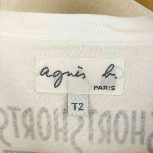 アニエスベー agnes b. プリントTシャツ レディース T2