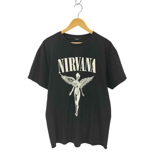 バンドプリントTシャツ メンズ
