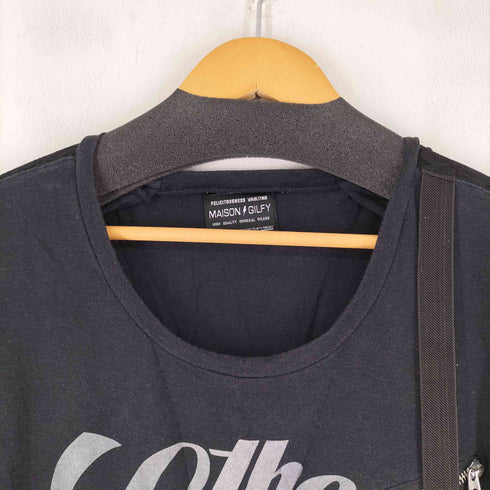 MAISON GILFY フロントプリントジップデザインカットソー レディース