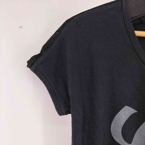 MAISON GILFY フロントプリントジップデザインカットソー レディース