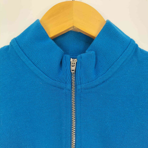 フレッドペリー FRED PERRY ロゴ刺繍 ハーフジップ マルチカラー切替 鹿の子 Tシャツ メンズ 36