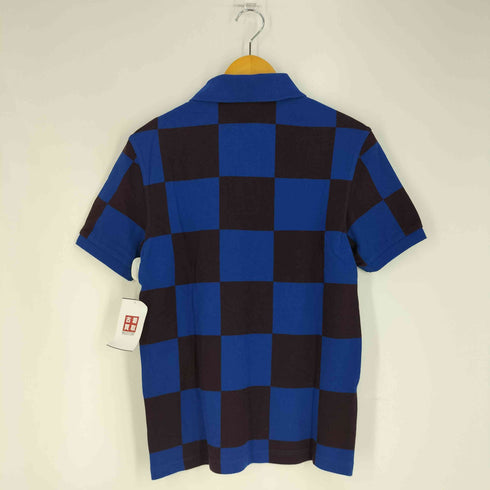 フレッドペリー FRED PERRY ロゴ刺繍 ブロックチェック 鹿の子 ポロシャツ メンズ 38