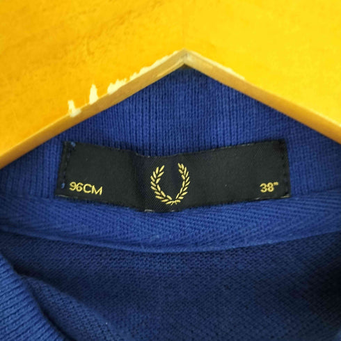 フレッドペリー FRED PERRY ロゴ刺繍 ブロックチェック 鹿の子 ポロシャツ メンズ 38