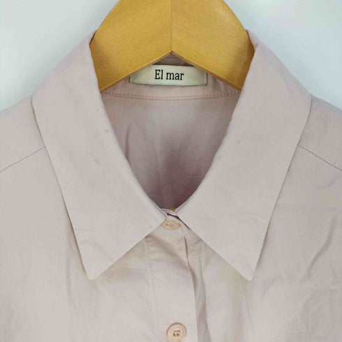 El mar コットン ポケット クロップドシャツ レディース ONE SIZE