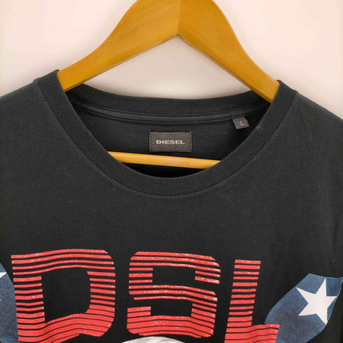 ディーゼル DIESEL BRAVEロゴ イーグルプリント S/Sカットソー メンズ import:L