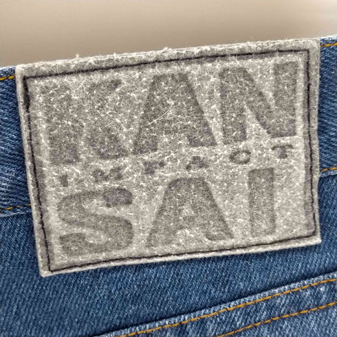 カンサイ KANSAI バックポケット刺繍バギーデニムショーツ ジョーツ メンズ 79
