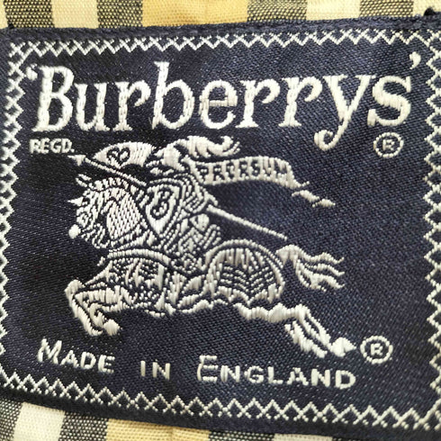 バーバリーズ BURBERRYS 70-80s 英国製 裏地ノバチェック トレンチコート レディース