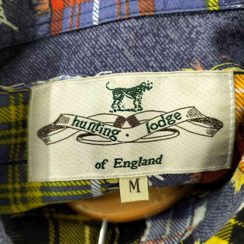 HUNTING LODGE チェック S/S BDシャツ メンズ import:M