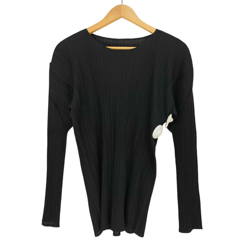 プリーツプリーズイッセイミヤケ PLEATS PLEASE ISSEY MIYAKE 00S プリーツ 長袖 カットソー レディース JPN:4