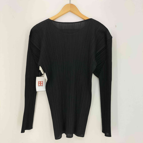 プリーツプリーズイッセイミヤケ PLEATS PLEASE ISSEY MIYAKE 00S プリーツ 長袖 カットソー レディース JPN:4