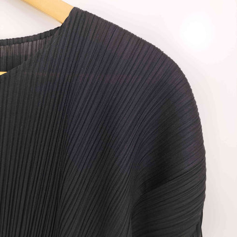 プリーツプリーズイッセイミヤケ PLEATS PLEASE ISSEY MIYAKE 00S プリーツ 長袖 カットソー レディース JPN:4