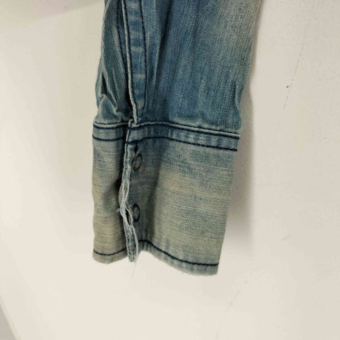 ゴーサンゴーイチプールオム 5351 POUR LES HOMMES ダメージ加工 L/S デニムウエスタンシャツ メンズ JPN:1