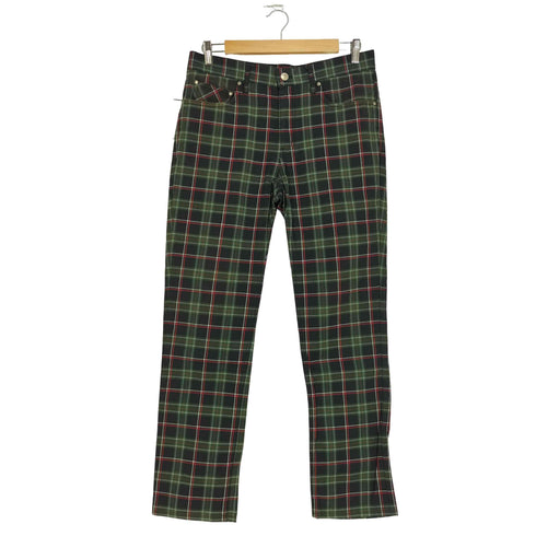 フレッドペリー FRED PERRY House Tartan Pocket Trouser Pant タータンチェック柄テーパードパンツ メンズ L