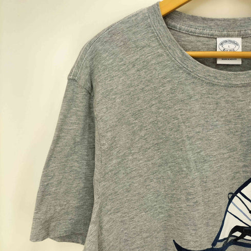 ブルックスブラザーズ BROOKS BROTHERS サーフ プリント クルーネック S/S Tシャツ メンズ import:L
