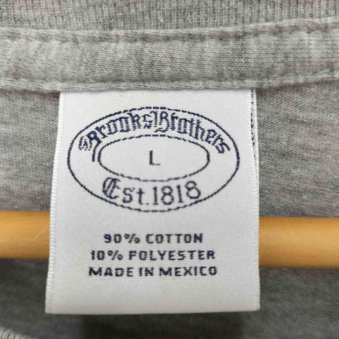 ブルックスブラザーズ BROOKS BROTHERS サーフ プリント クルーネック S/S Tシャツ メンズ import:L